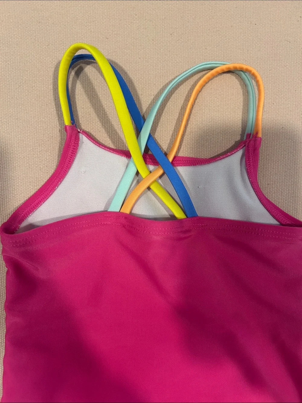 3 Girls One-Piece Swimsuits - Tropical (18-24), Pineapple (24) & Hot Pink (2T)